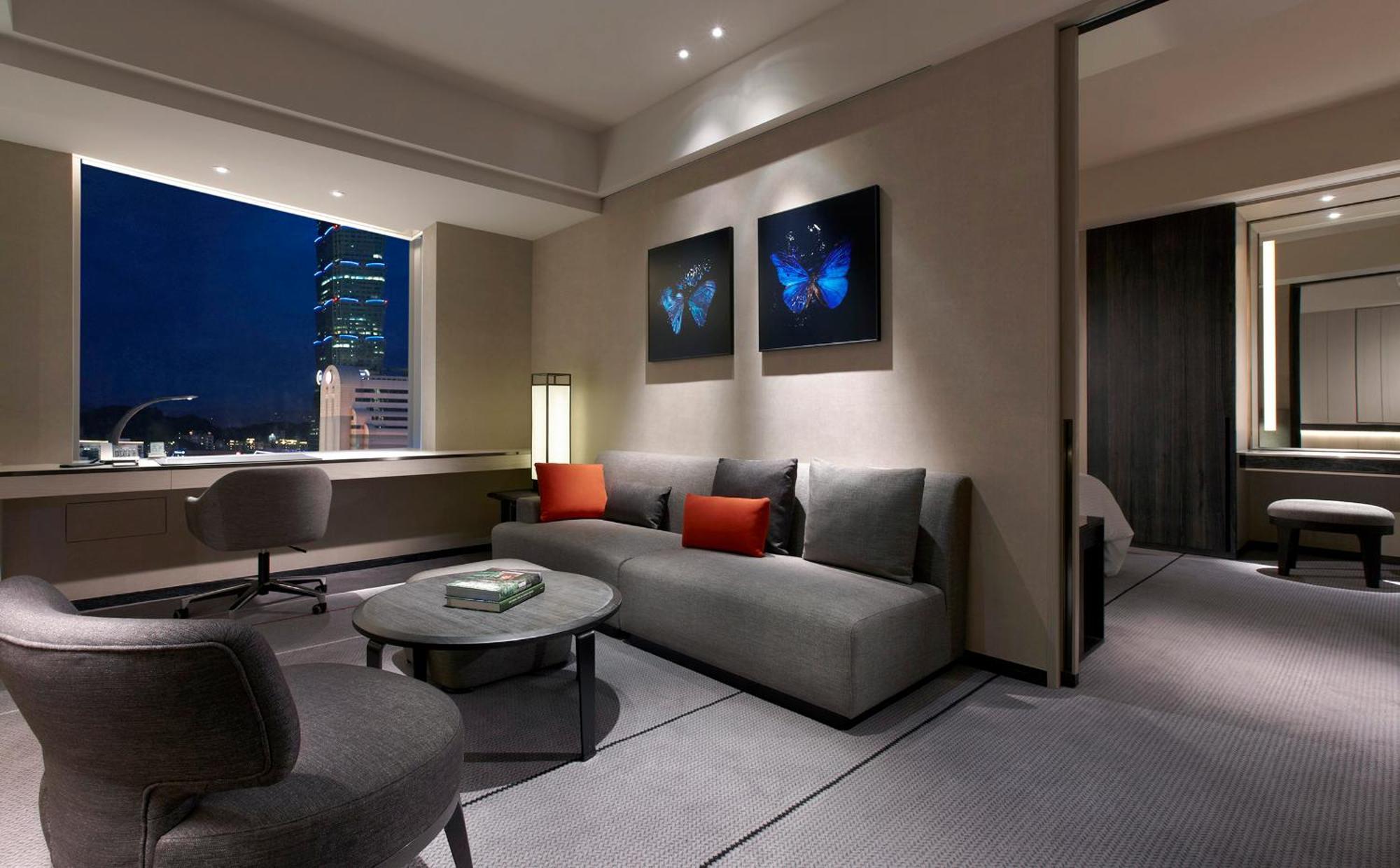 Hotel Humble House Taipei, Curio Collection By Hilton Esterno foto A suite at the hotel