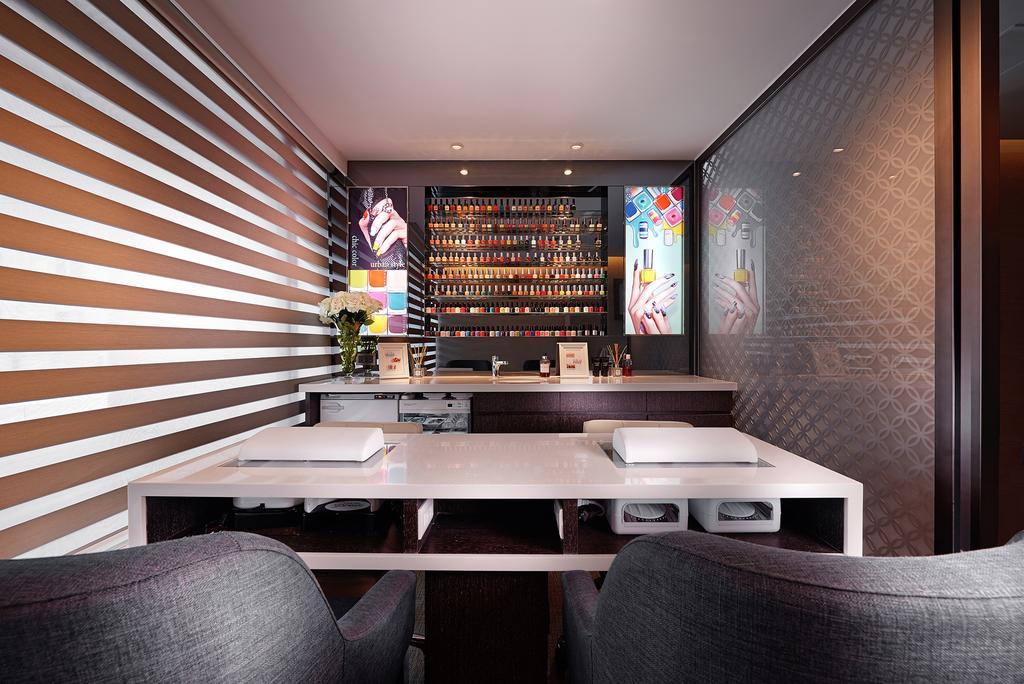 Hotel Humble House Taipei, Curio Collection By Hilton Esterno foto 3D interior visualization of a lounge